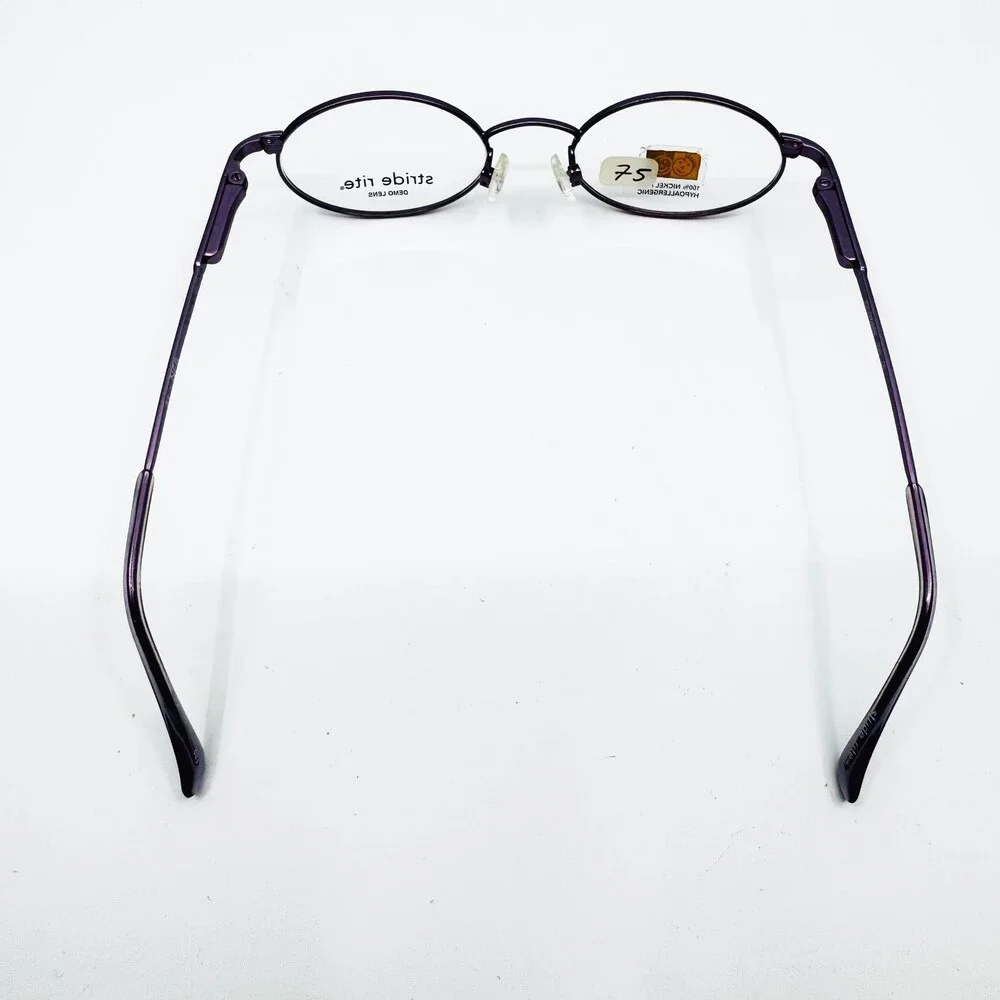 Stride Rite Eyeglass Frames Kids Purple New Oval Nickel Free SR-NFB 41-18-125